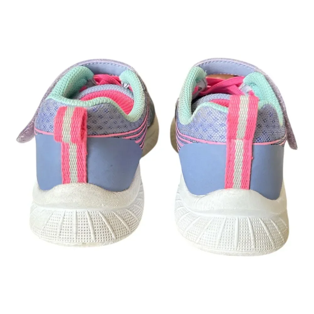 SKECHERS Kids Size 13 Girls Sneakers Gym Shoes Machine Washable Microspec Purple